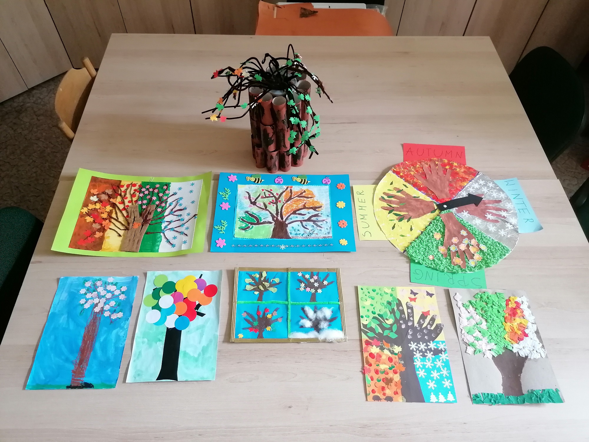 Prace plastyczne przysłane na konkurs.