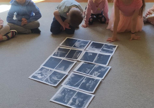 Dzieci pokazują na fotografiach swoje zwierzę