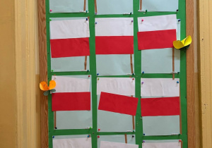 Praca plastyczna "Flaga Polski".