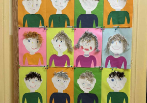 Praca plastyczna "Mój portret".