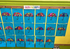 Praca plastyczna "Parasol".