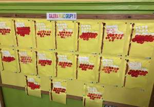 Praca plastyczna "Flaga Polski".