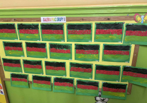 Praca plastyczna "Flaga Niemiec".