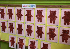 Praca plastyczna "Mój miś".