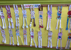 Praca plastyczna "Zając Wielkanocny".